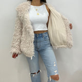 Josie Faux Fur Oversized Hooded Jacket
